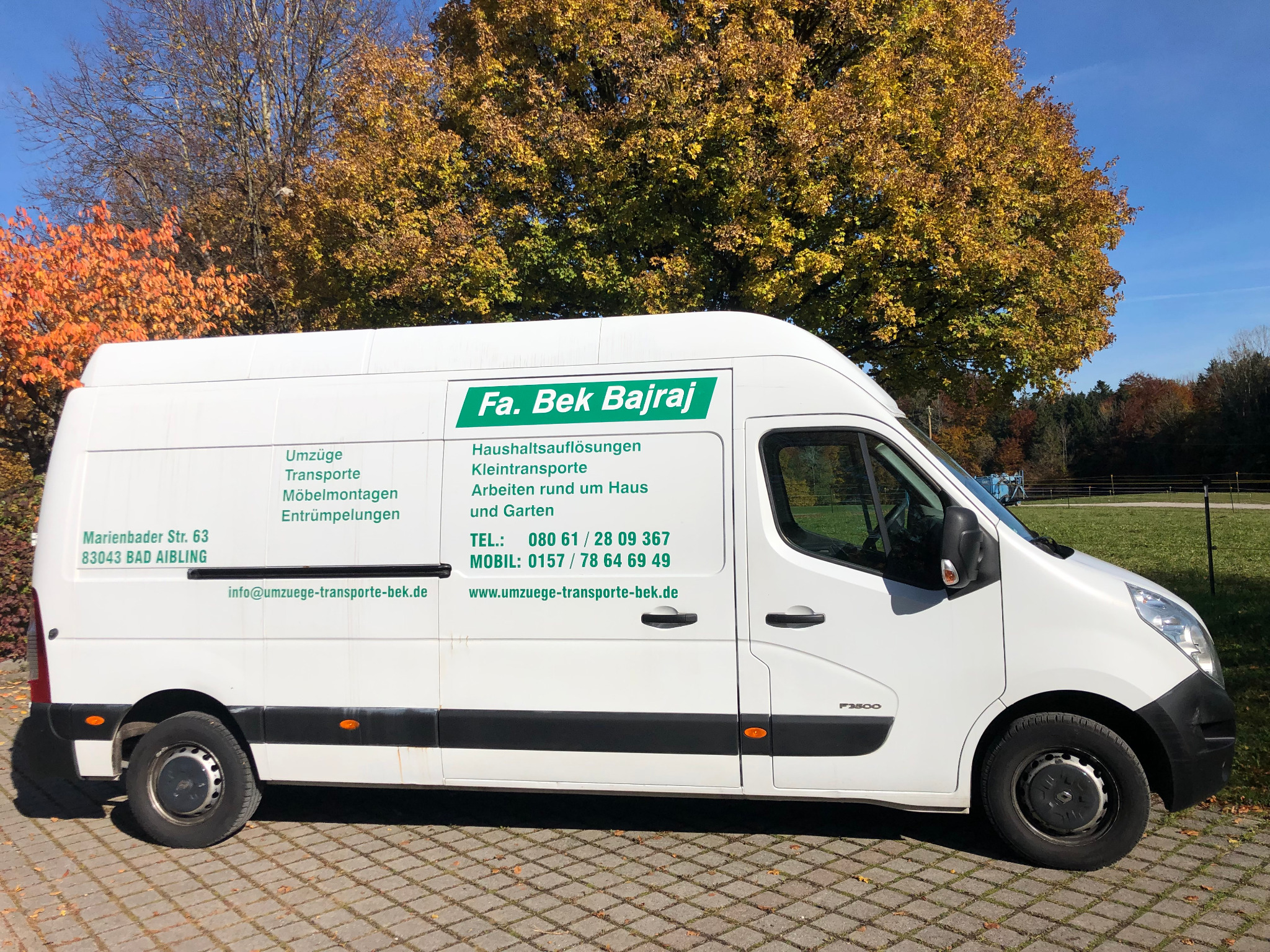 Unser Transporter im Einsatz